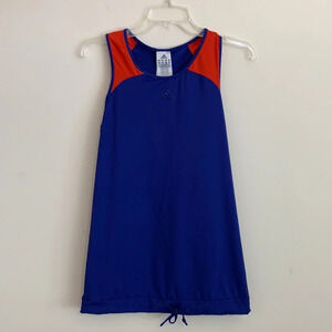 Adidas - racer back tank, m, orange/purple